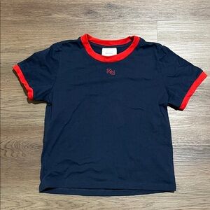 Reformation classic crew tee organic cotton tshirt made in usa